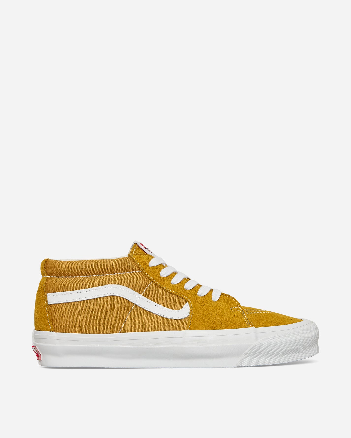 Vans Ua Og Sk8-Mid Lx Suede/Canvas Tobacco/White Sneakers Low VN0A4BVCN2X1