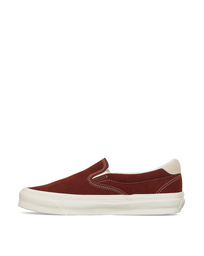 Vans Og Slip-On 59 Lx Suede Brown Sneakers Slip-On VN0007QEBRO1