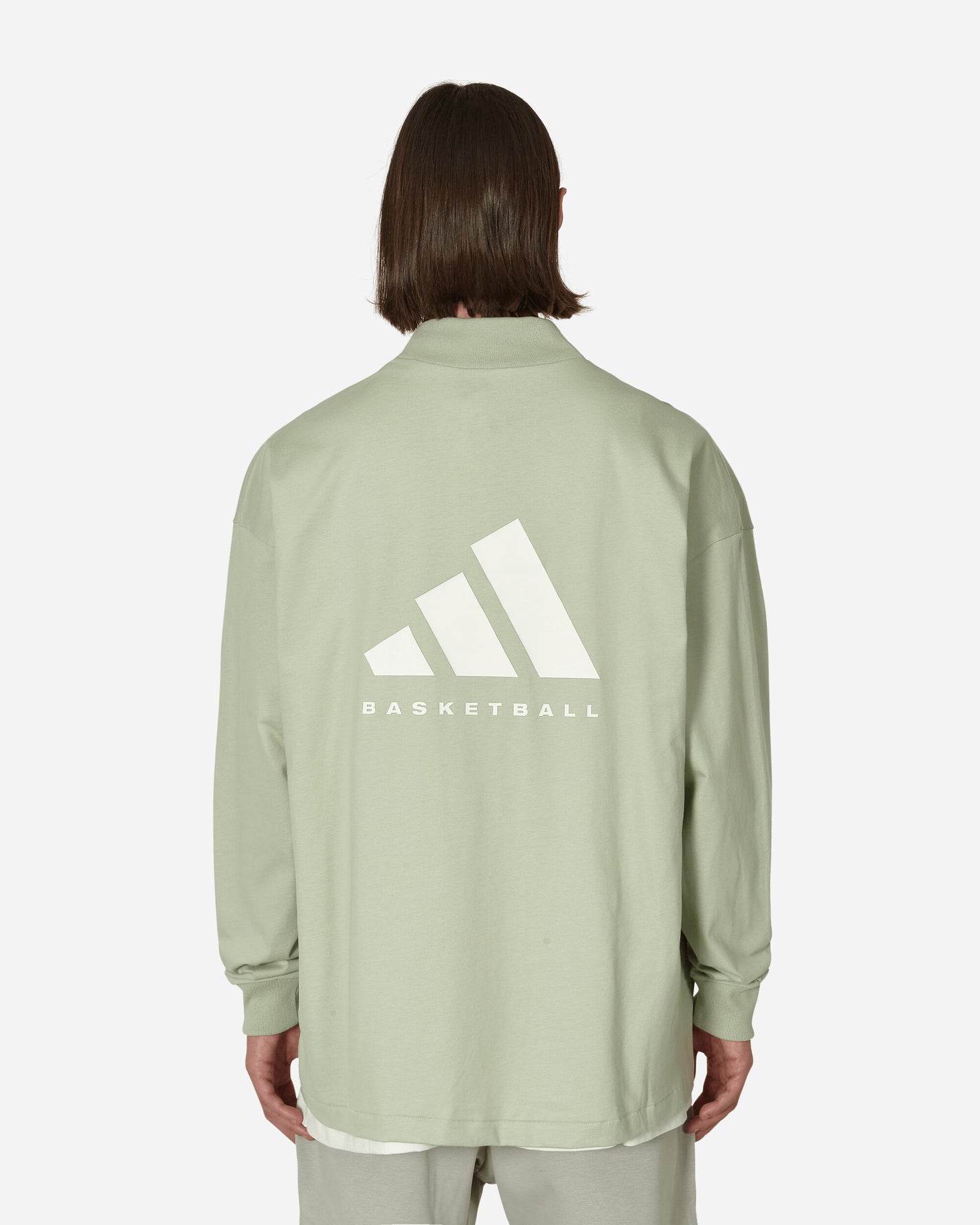 adidas FOG One Bb L/S Tee Halgrn/Halgrn/Halgrn T-Shirts Longsleeve IA3422 001