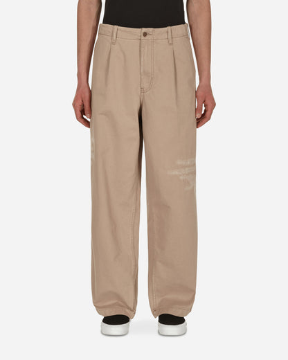Acne Studios Palau Mended Face Desert Beige Pants Trousers CK0043- AE1