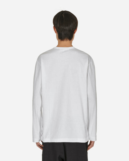 Comme Des Garçons Play Mens Long White T-Shirts Longsleeve P1T308 2