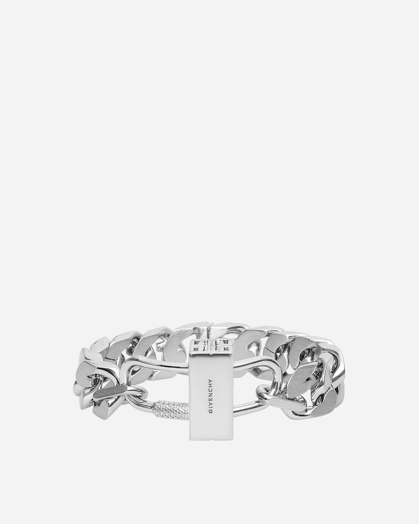 Givenchy G Chain Lock Small Silvery Jewellery Bracelets BN202XF003040 040