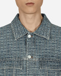 Givenchy Classic Fit 4G Rivet Medium Blue Coats and Jackets Denim Jackets BM00Q650QF420 420