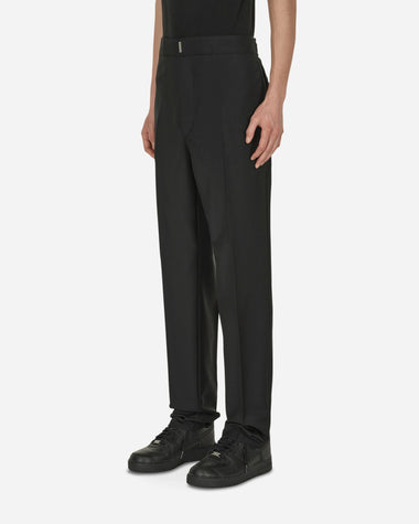 Givenchy Relax Elastic Waist Black Pants Trousers BM50TJ100H001 001