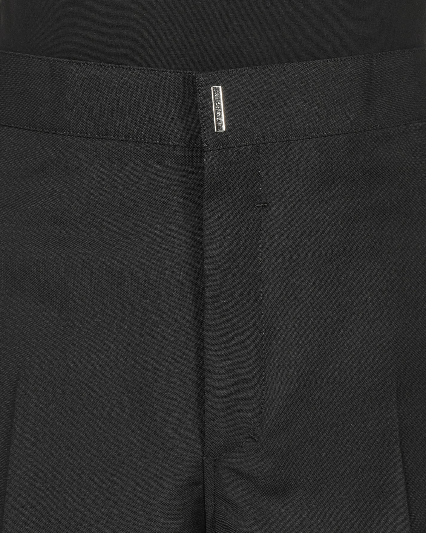 Givenchy Relax Elastic Waist Black Pants Trousers BM50TJ100H001 001