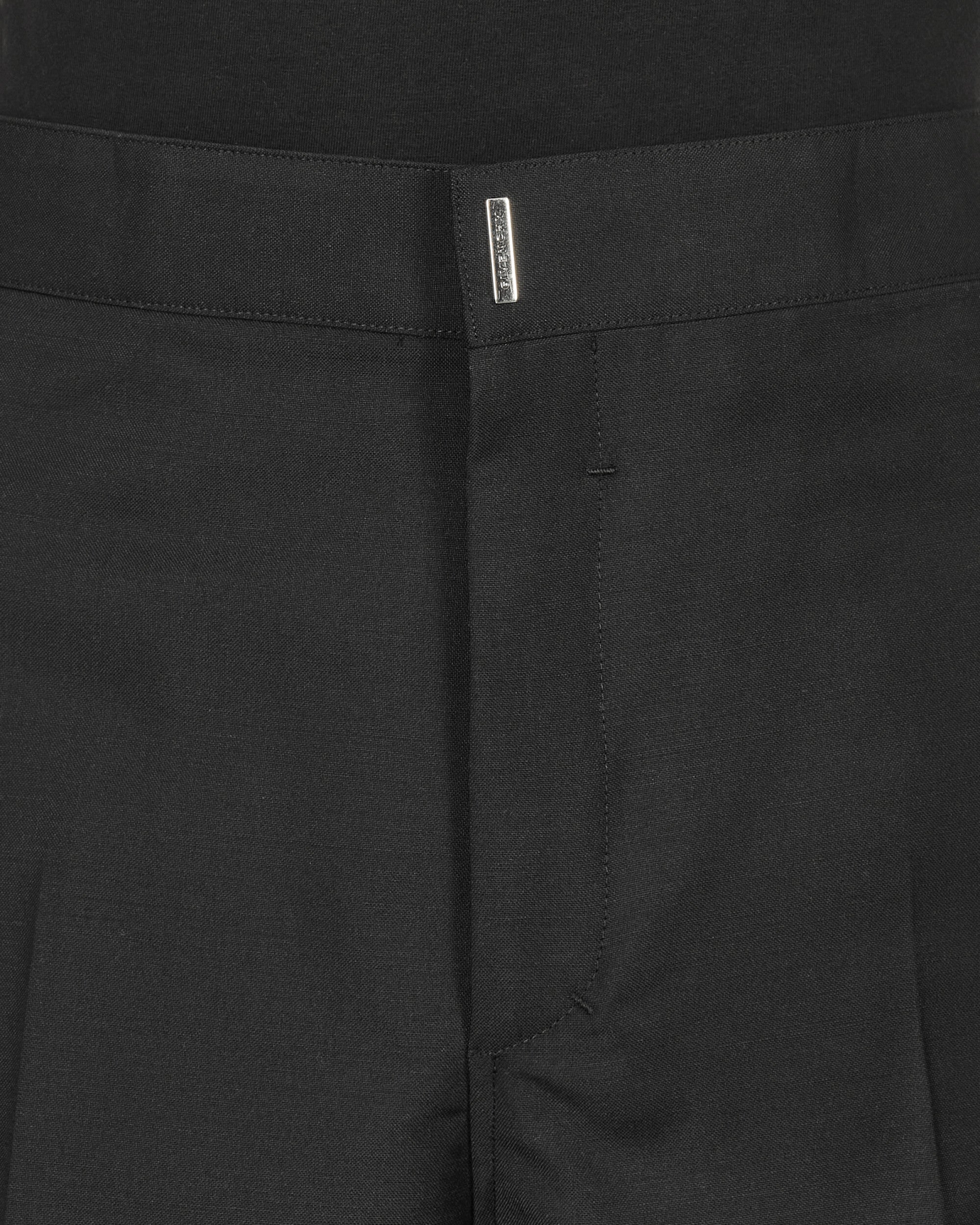 Givenchy Relax Elastic Waist Black Pants Trousers BM50TJ100H001 001